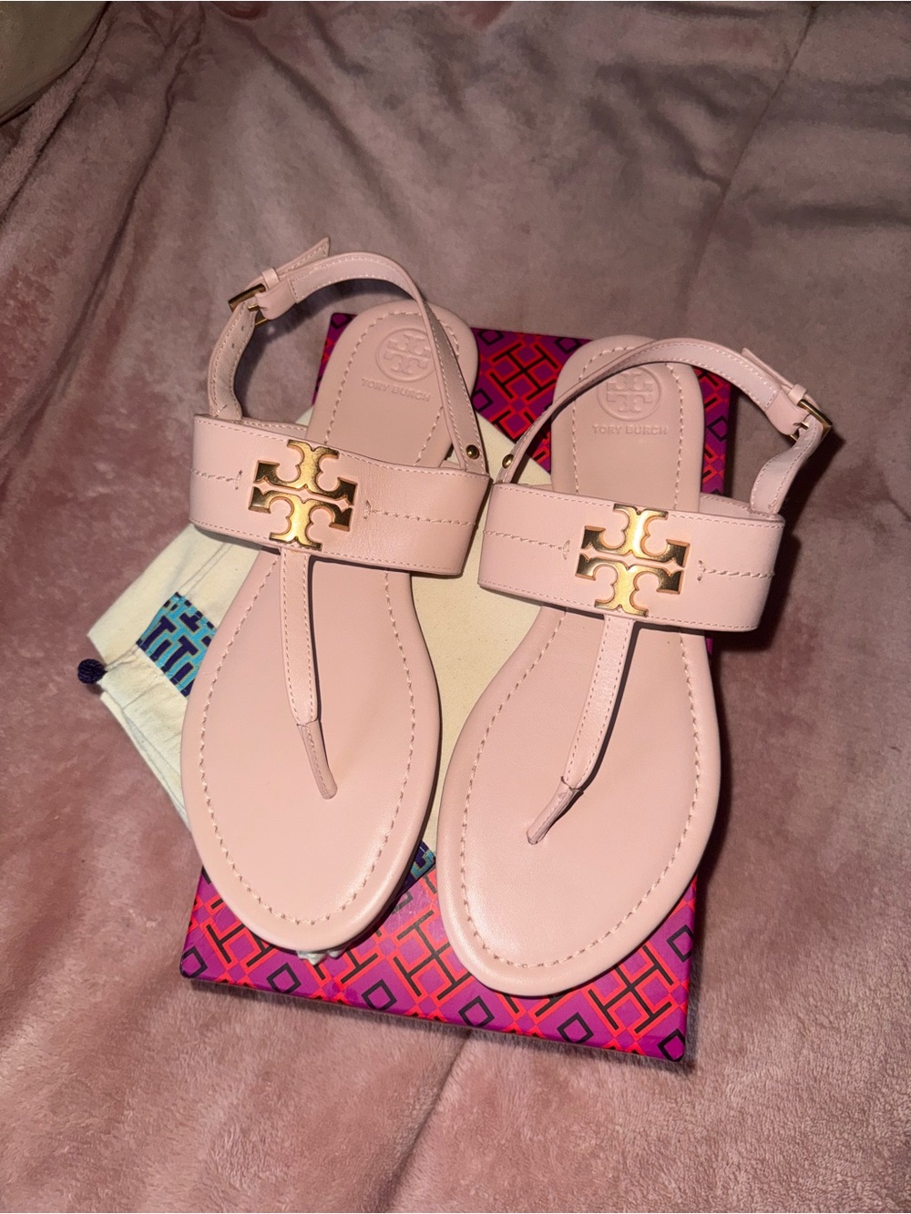 Tory Burch Everly T-Strap Flat Sandals